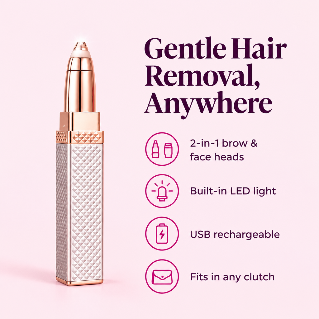 Gentle hair removal, anywhere