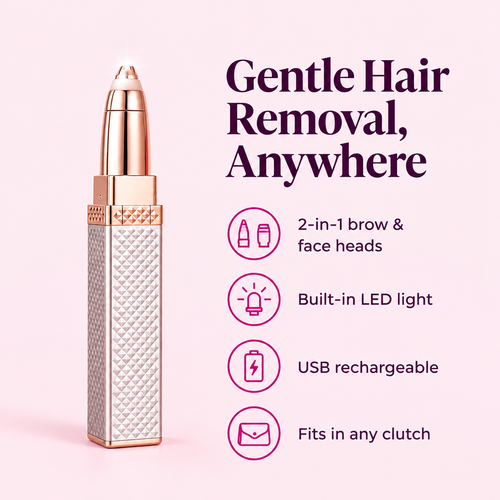 Gentle hair removal, anywhere